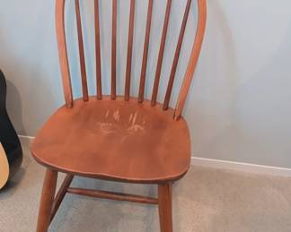 Ethan Allen Cottage Collection Maple Wood Early American Dining Chair