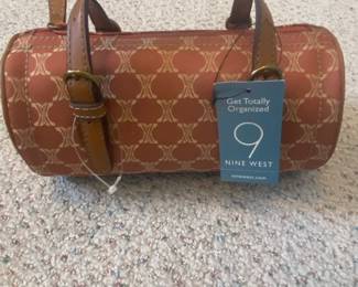 Nine West Monogram Barrel Handbag
