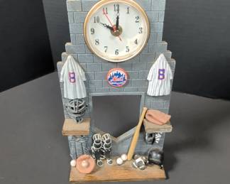 New York Mets Baseball Stadium Desk Clock