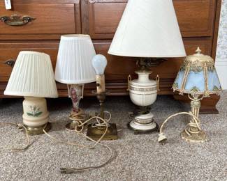 199 vintagetablelampsassortedstylesand