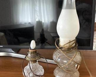 124 pairofvintageelectricoillampstyle
