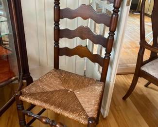 223 ladderbackchairwithrushseat