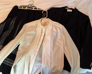 235 pendletonwomenswoolblazerskirtand