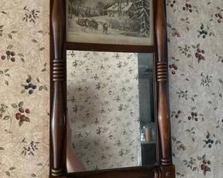 261 currierivesstylewoodframedmirrorwi