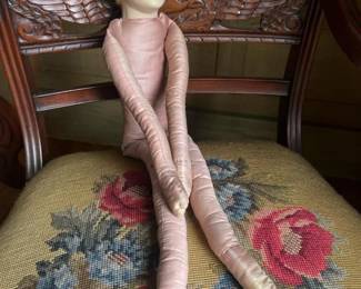 182 artdecostyleboudoirdollwithpainted