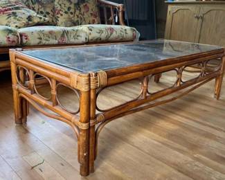 057 rattanglasstopcoffeetable