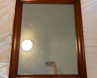 238 rectangularwoodframedmirror