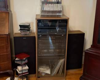 229 sonystereosystemwithturntablespeake