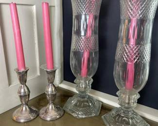 101 colonialcandlesilvercandlesticksand