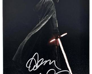 Adam Driver Autographed Kylo Ren Photo + CoA