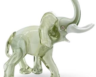 Vintage Murano Art Glass Elephant