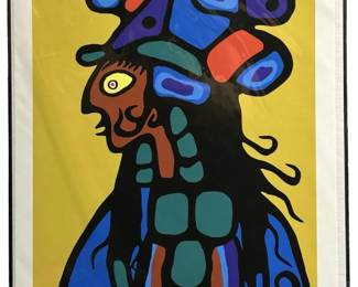Norval Morriseau “My Spiritual Wife" Serigraph