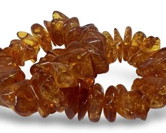(2) Gorgeous Chunky Honey Colored Baltic Amber
