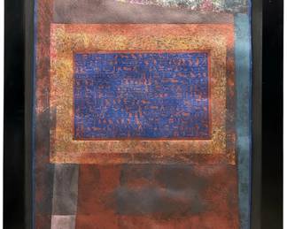 Signed Shahrokh Rezvani Mixed Media on Paper