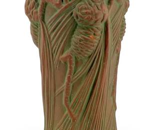 Peters & Reed Moss Aztec Pinecone Ceramic Vase