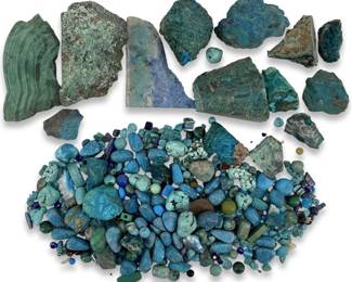 Vintage Blue Turquoise Nugget Collection