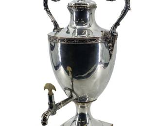 Vintage English Silver-Plated Samovar