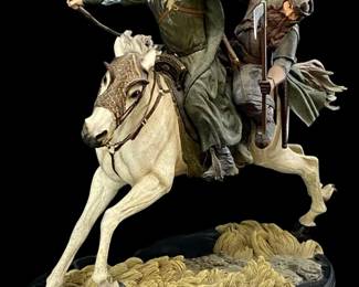 LE Sideshow Weta Resin Legolas & Gimli on Arod