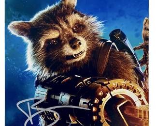 Bradley Cooper Autographed Rocket Photo with CoA