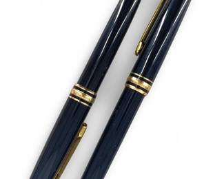 2pc Montblanc Meisterstuck Ballpoint Pens