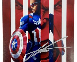 Anthony Mackie Signed Captain America Photo +CoA