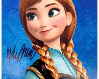 Kristen Bell Anna Photo with CoA