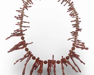 Iconic Native American Coral Branch Necklace