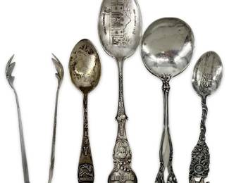 5pc Sterling Silver Spoon Collection