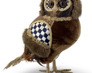 MacKenzie-Childs Autumnology Velvet Owl