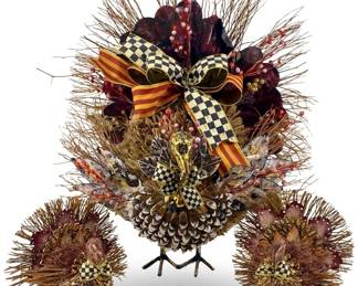 3pc McKenzie-Child’s Autumnology Turkey Set