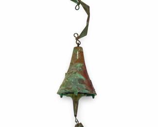 Paolo Soleri Arcosanti Verdigris Bronze Bell