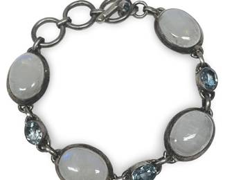 Vintage Sterling Silver Moonstone Gemstone