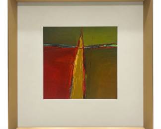 Signed Vintage Abstract Lithograph