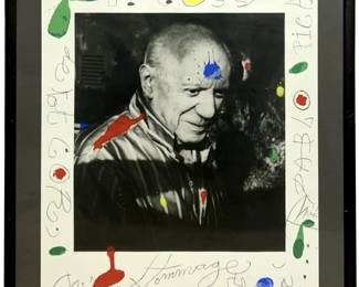 Joan Miró "Hommage à Picasso" Silkscreen