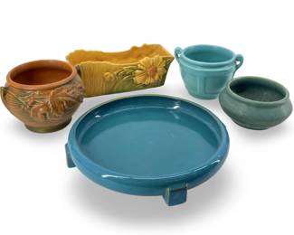5pc Roseville Ceramic Collection