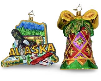 Christopher Radko Art Glass Christmas Ornaments