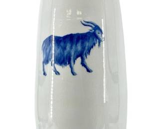 Johannes Jostonus Porcelain Goat Design Vase