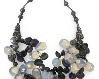Translucent Opalescent Teardrop Irregular Pearl