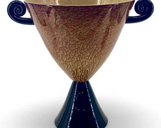 Signed Molly Stone & Michael Cohn Art Glass Vase