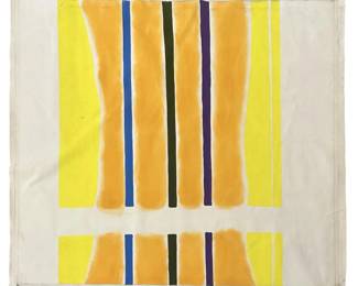 Signed Clinton Hill Abstract Mixed Media