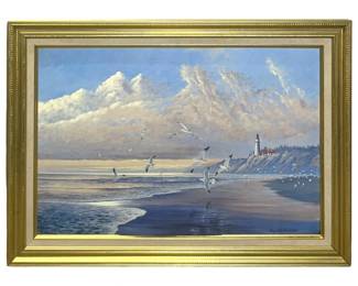 August Holland ASMA Seascape Giclee on Panel