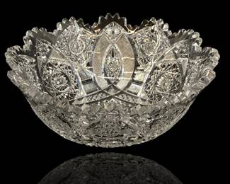 Vintage American Brilliant Cut Bowl