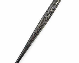 Antique Coin Silver Fountain Pen Handle