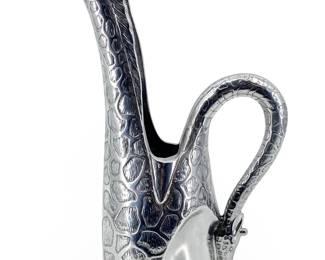 1989 Arthur Court Aluminum Giraffe Pitcher