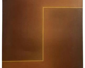 Signed Clinton Hill Abstract Oil on Canvas