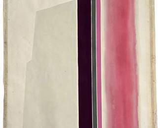 Signed Clinton Hill Modern Mixed on Canvas