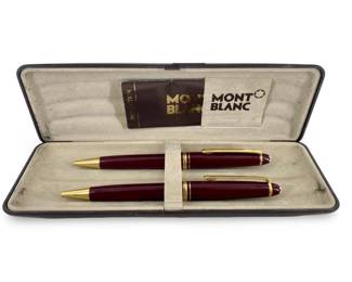 2pc Montblanc Meisterstuck Ballpoint Pens