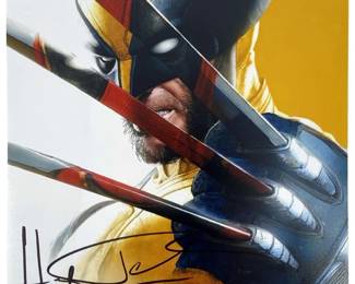 Hugh Jackman Signed Wolverine Photo with CoA