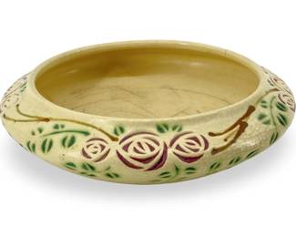 Rare Roseville Velmoss Pottery Bowl