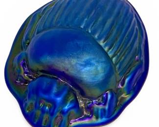 Phoenix Studios Bellardo Art Glass Scarab